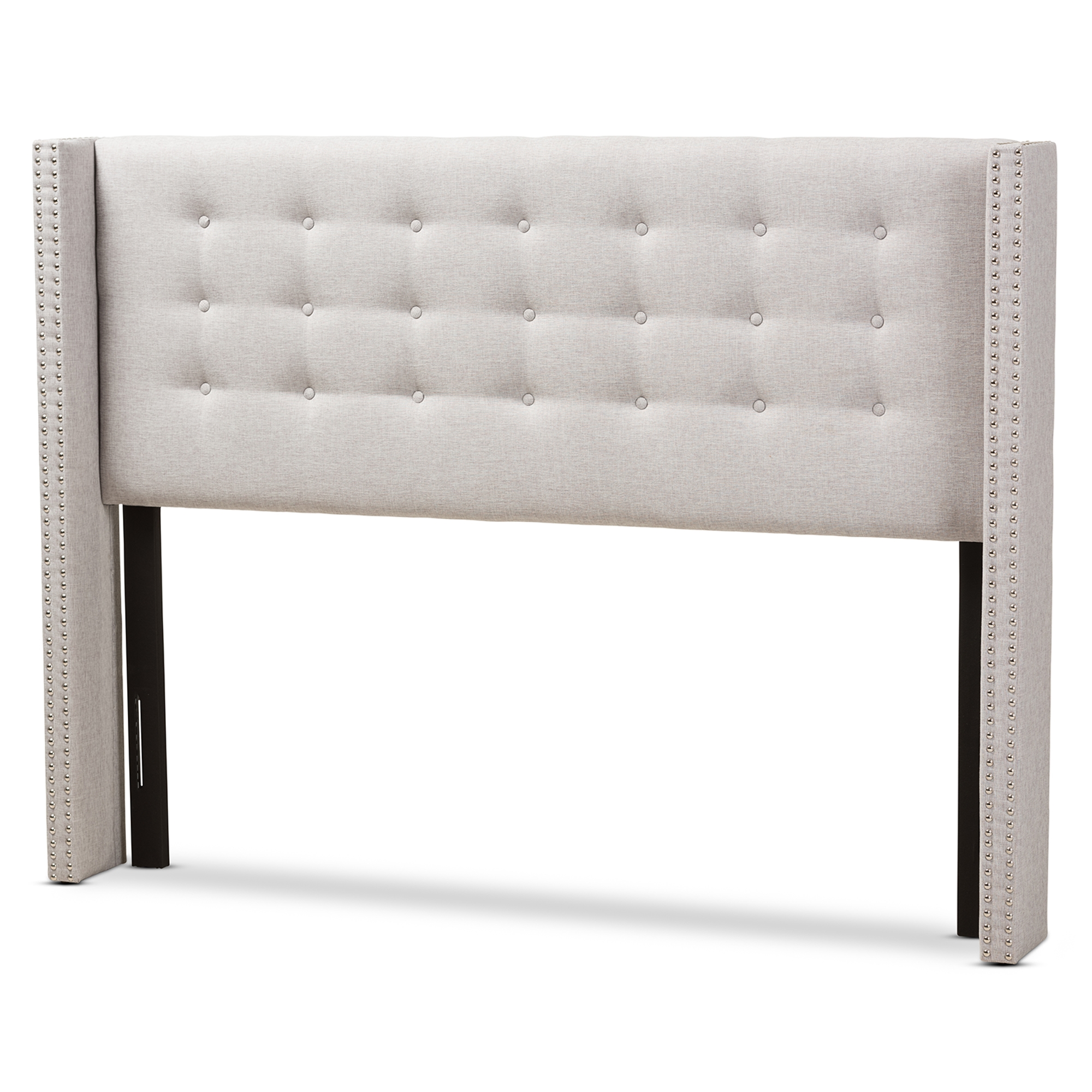 Hot Baxton Studio Avignon Headboard Gray Beige/Queen